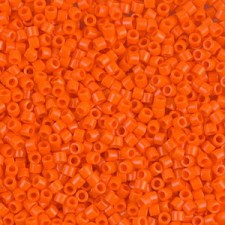 Miyuki delica beads 10/0 - Opaque orange DBM-722